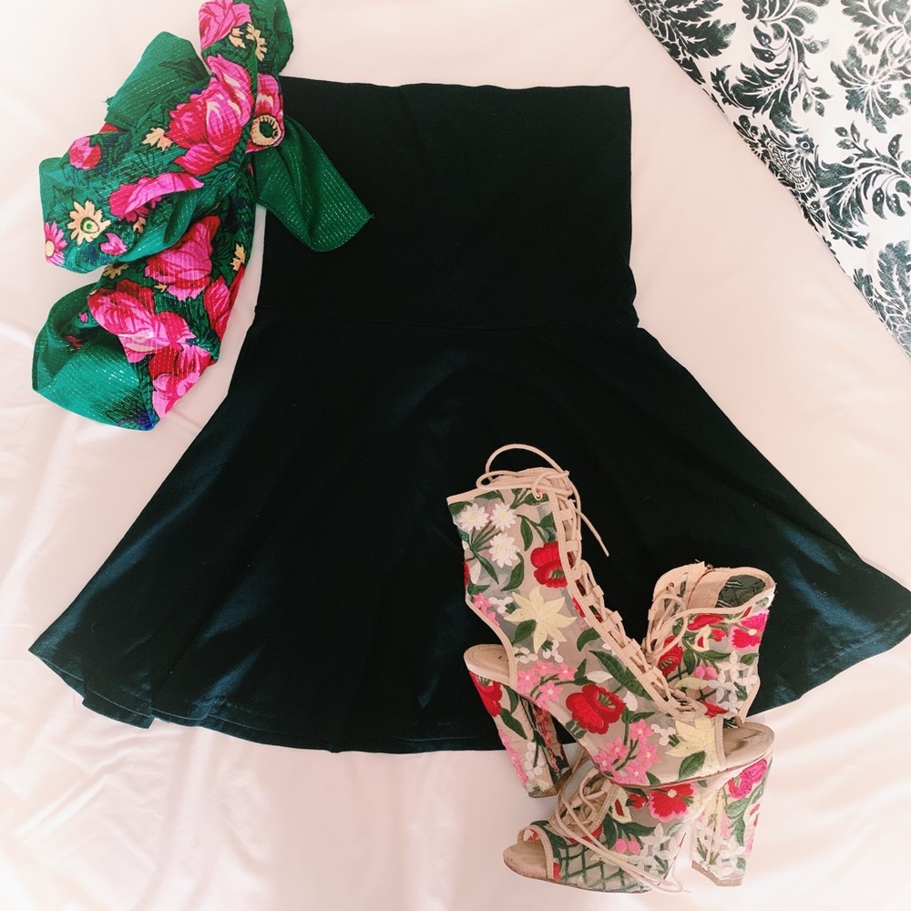 American Apparel Skater Tube Dress dress skirt